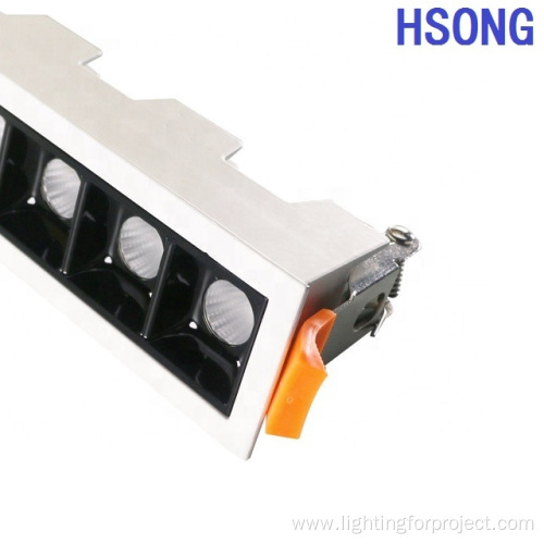 Square trimless linear light 2/4/10/20/30w